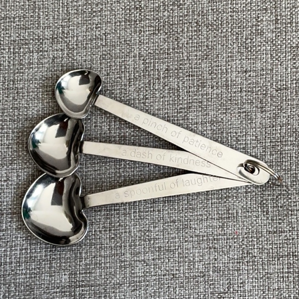 Heart-Shaped Measuring Spoons by Kate Aspen